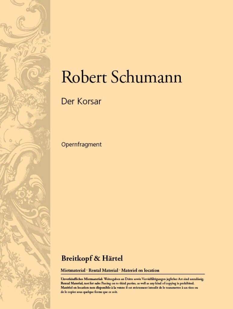 Der Korsar. Opernfragment